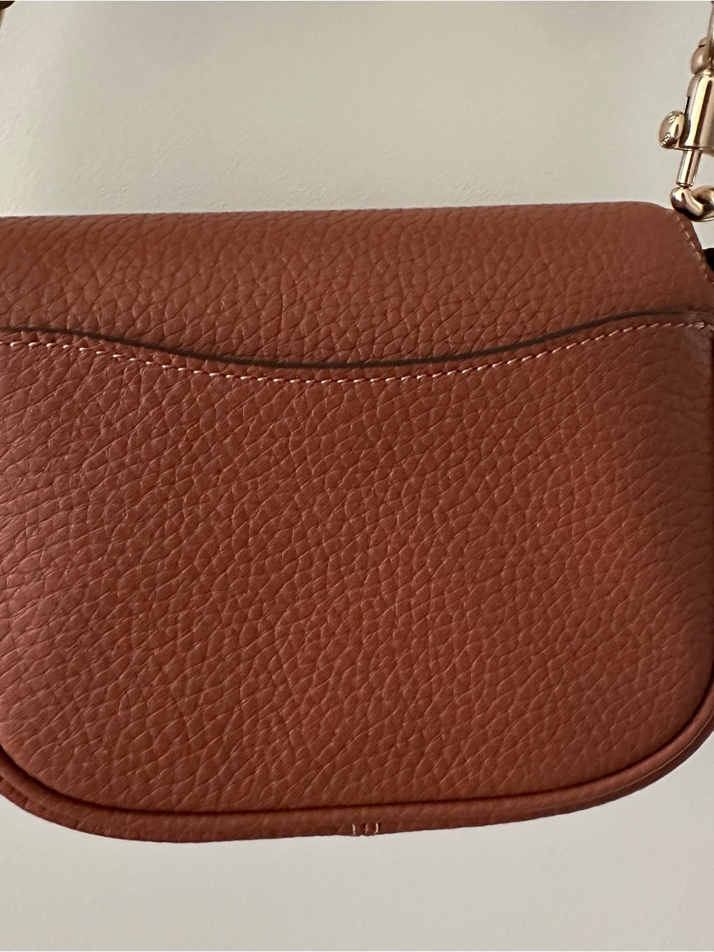 Coach Amelia Small Saddle Bag in Pebbled Leather - Picture 2 of 8